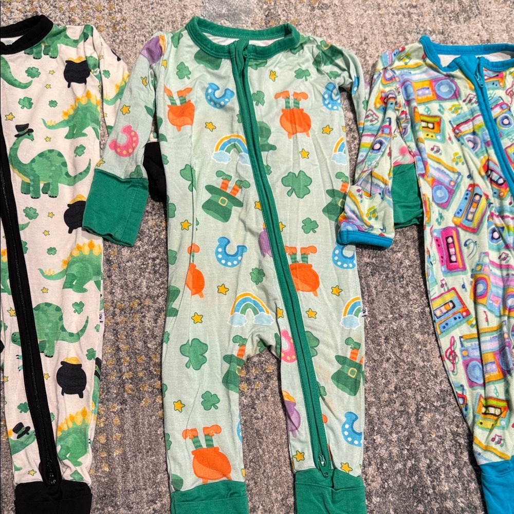 Cozy Critters Kids Footies - Multicolor Fun - Picture 5 of 6